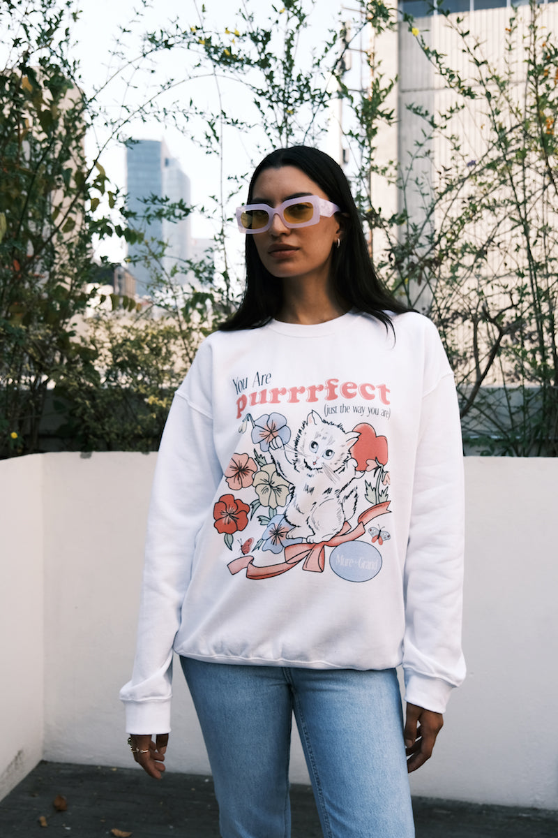 You Are Purrrfect Sweatshirt sweatshirt Mure + Grand
