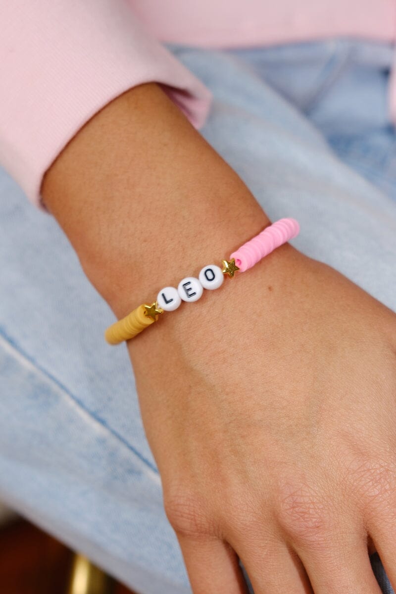 Zodiac Beaded Bracelet Bracelet mure + grand Leo