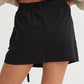 Sienna Black Drawstring Cargo Mini Skirt