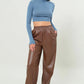 Harper Leather High Waist Pants