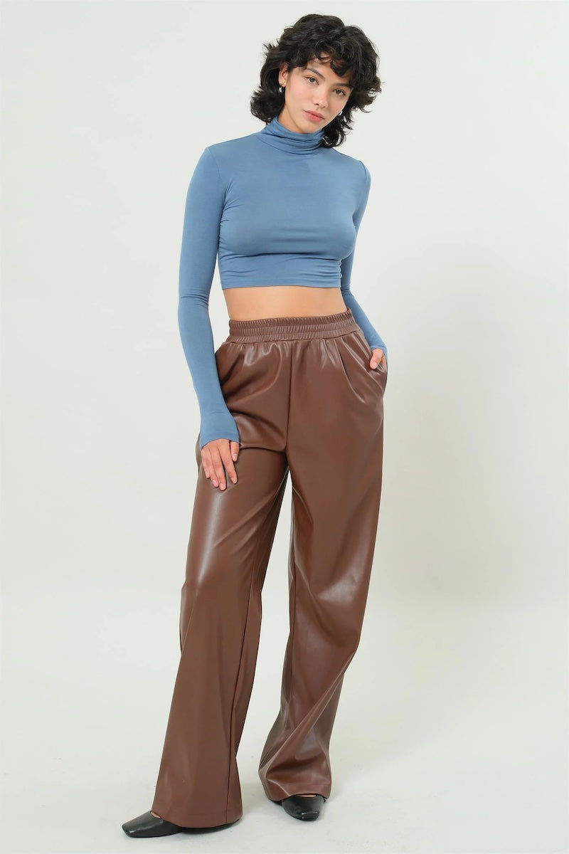 Harper Leather High Waist Pants