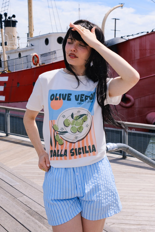 Olive Verdi Graphic T-shirt