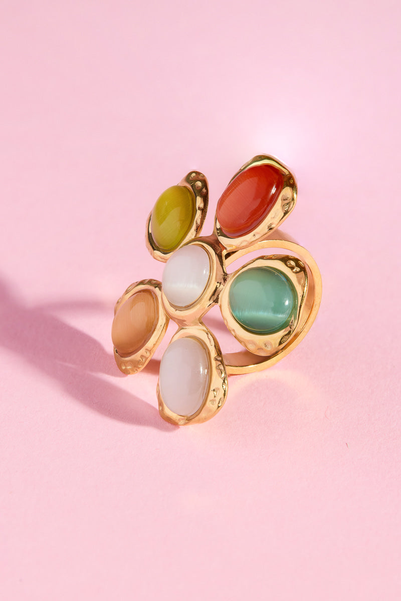 Color Bloom Stacking Ring