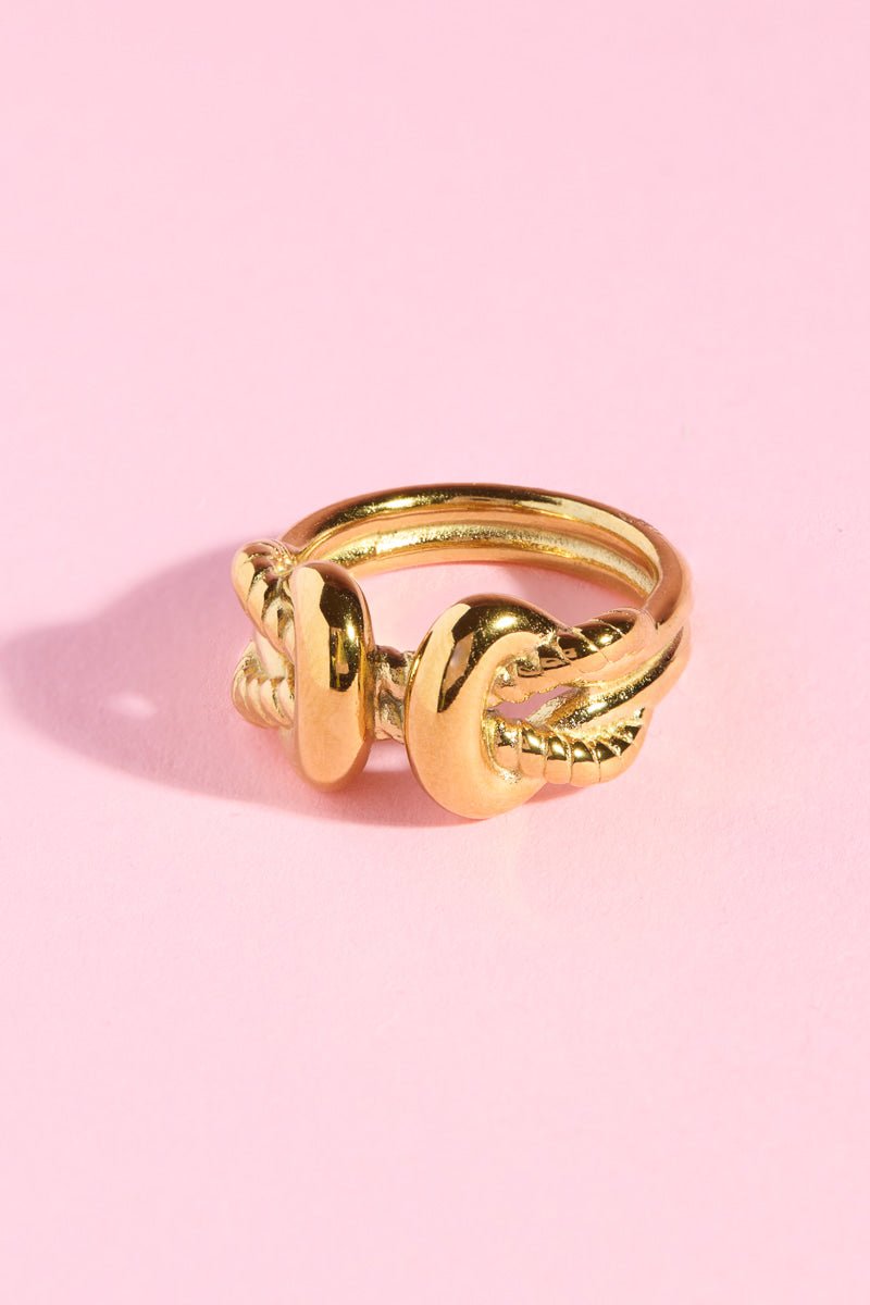 Double Knot Stacking Ring