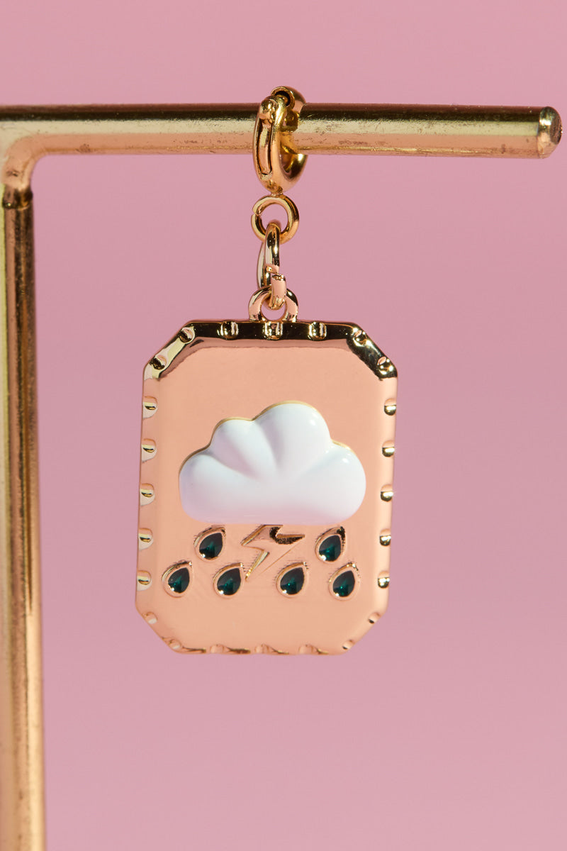 Rainy Charm With Spring Clip