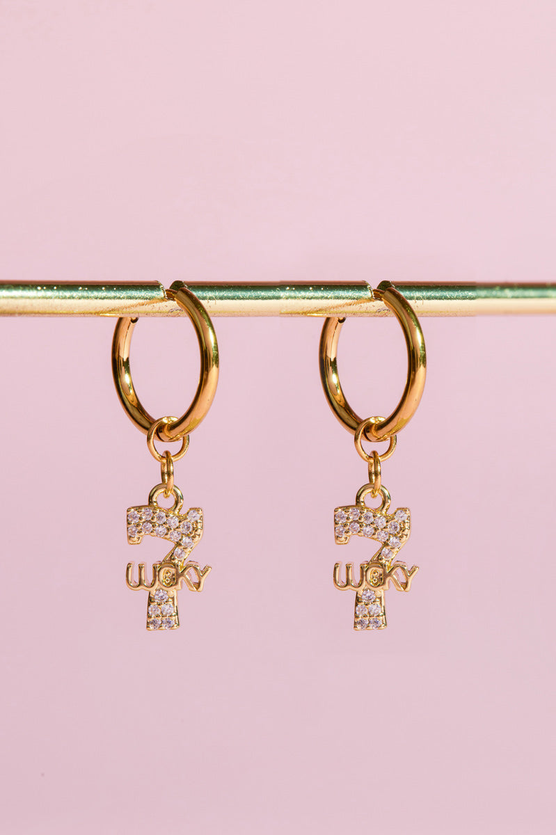 Lucky Me Charm Dangle Earrings