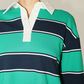 Yancy Stripe Knit Polo Top