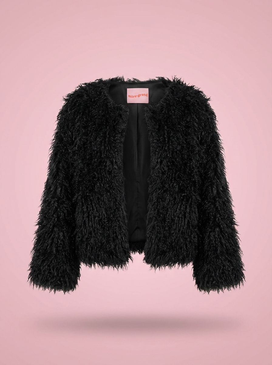 Addison Faux Fur Jacket Clothing mure + grand 