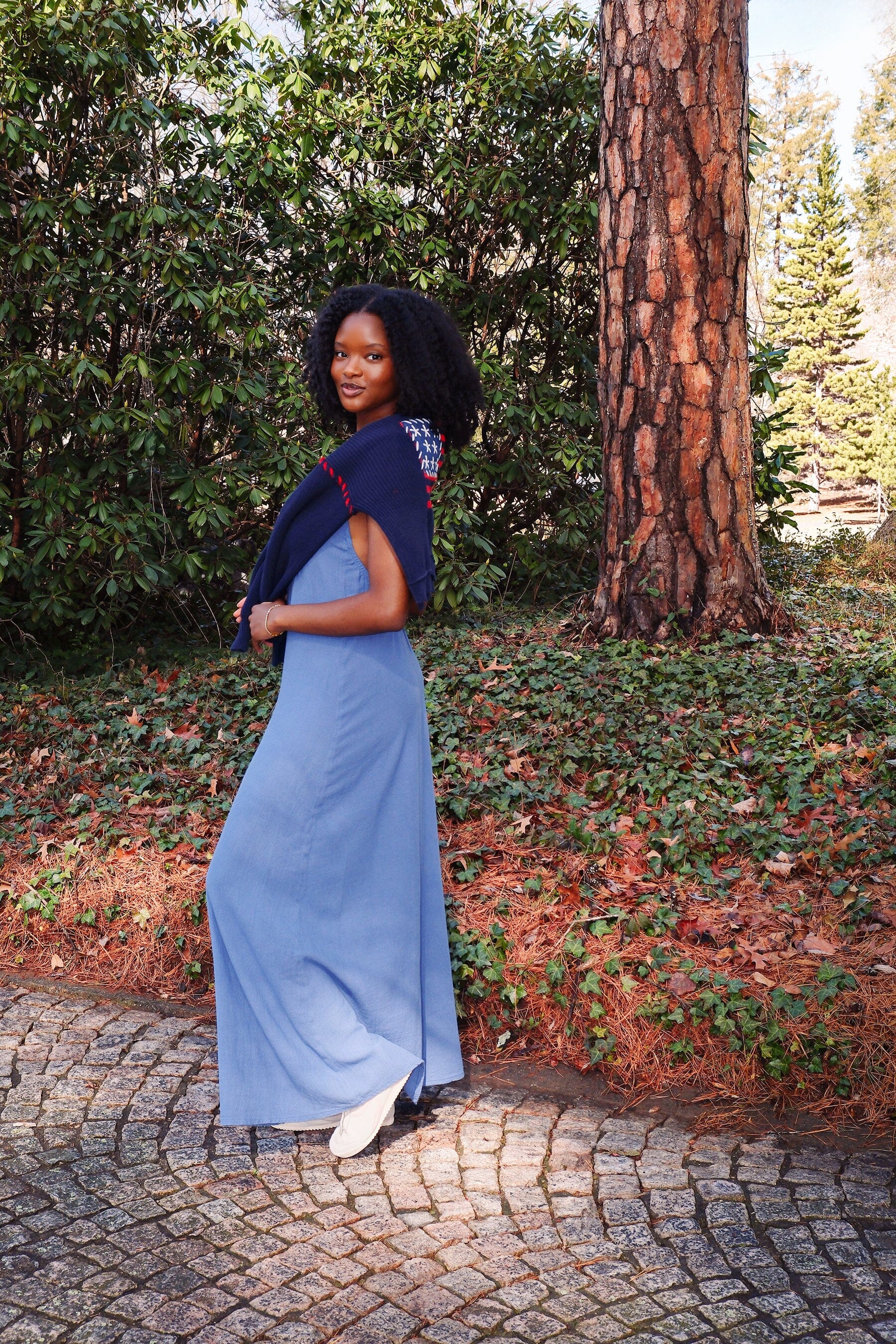 Adeline Open Back Maxi Dress Clothing Mure + Grand 
