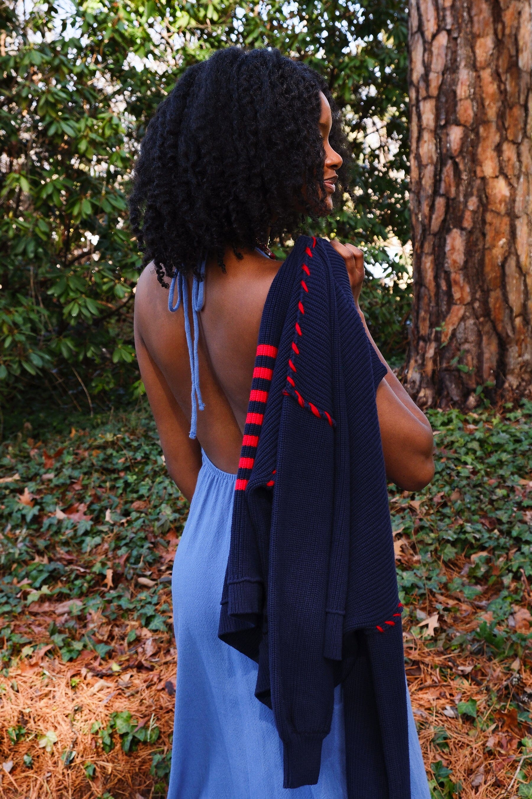 Adeline Open Back Maxi Dress Clothing Mure + Grand 