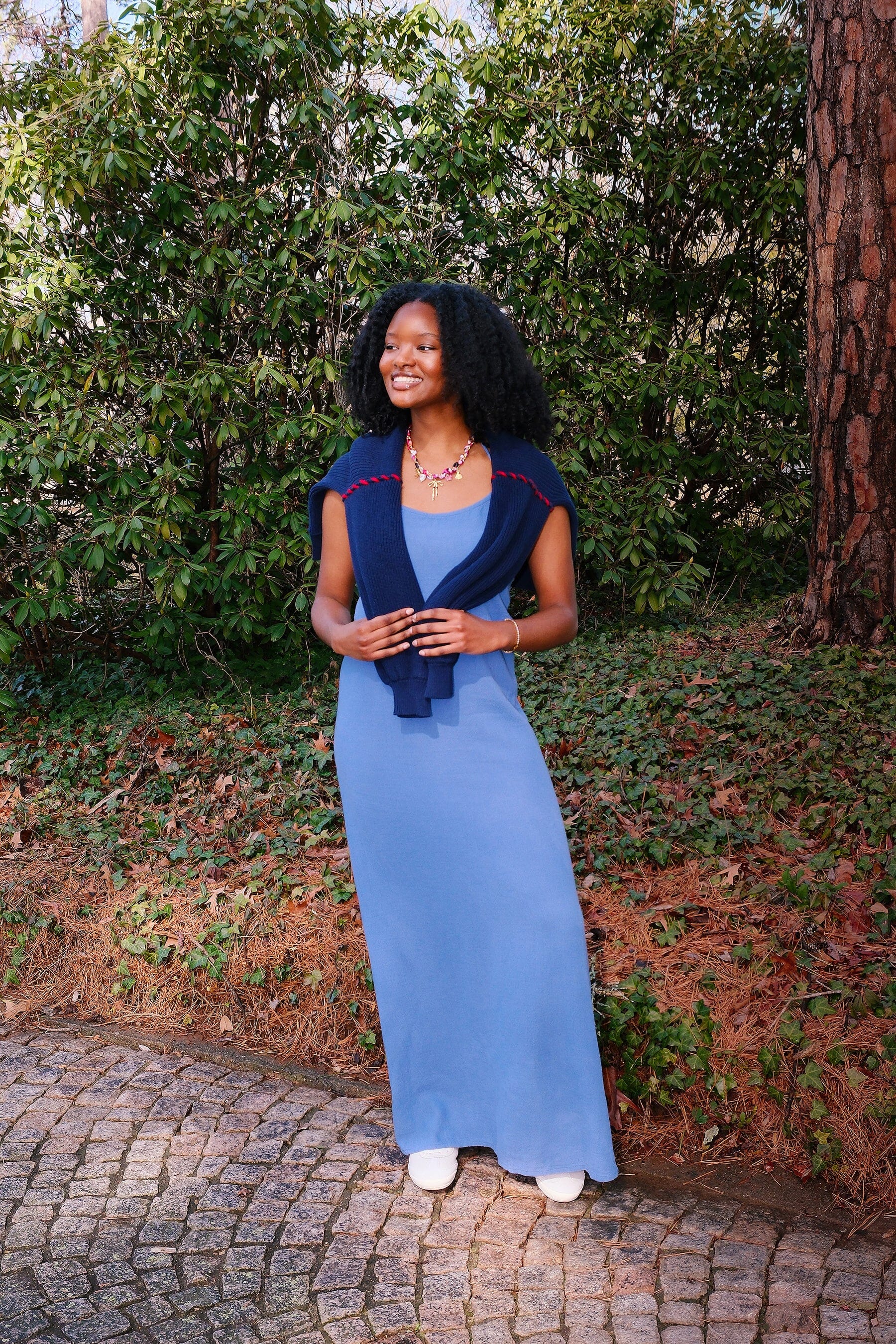 Adeline Open Back Maxi Dress Clothing Mure + Grand 
