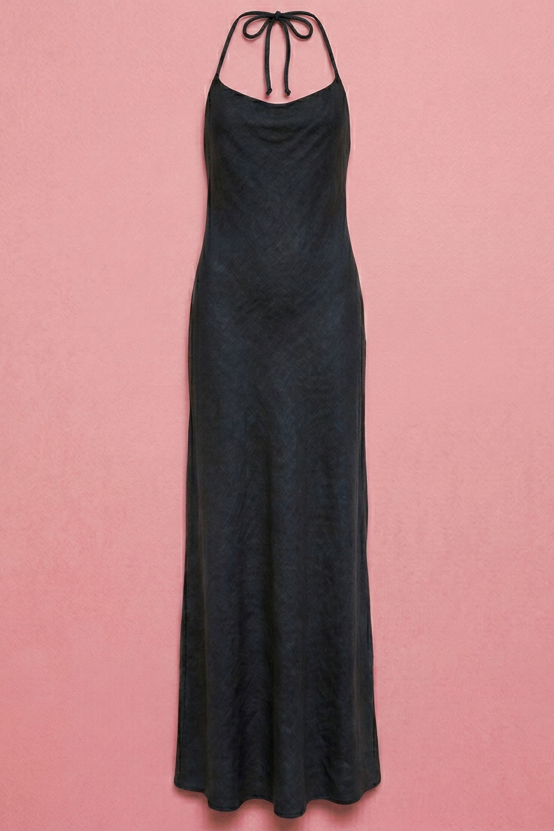 Adeline Open Back Maxi Dress Clothing Mure + Grand Black S 