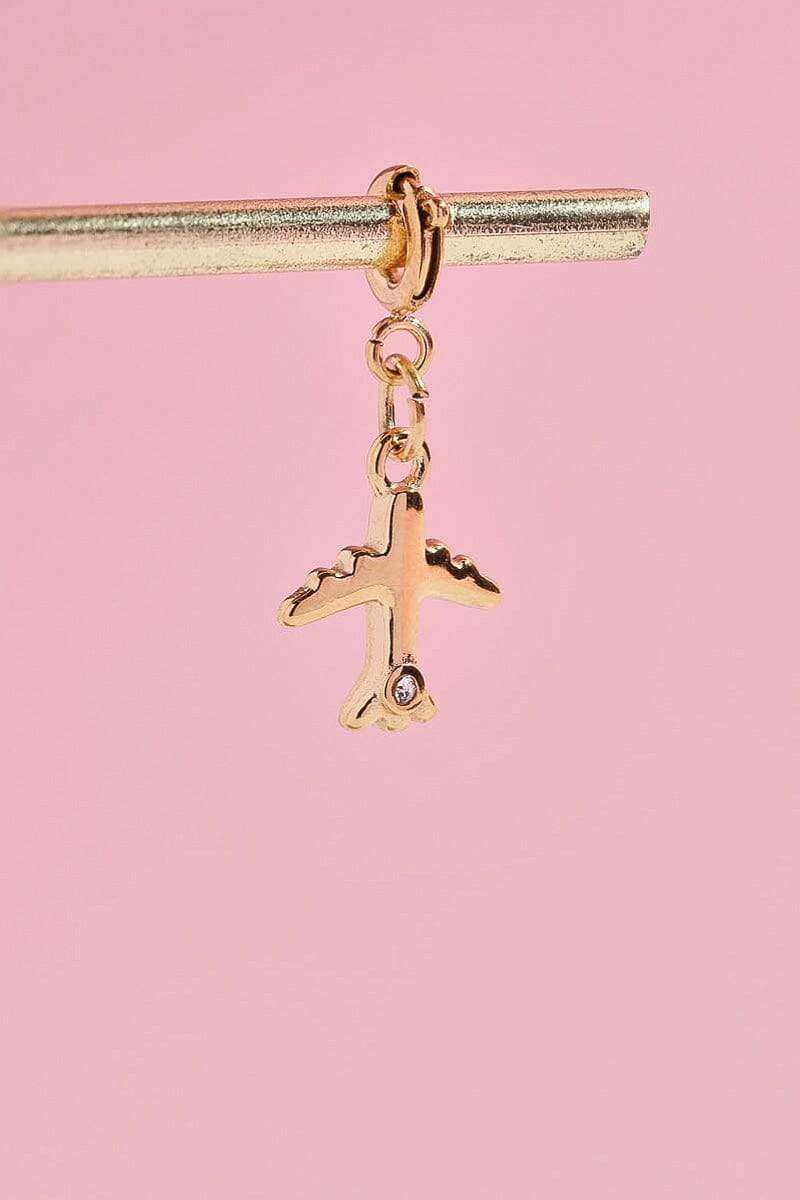 Airplane Charm With Spring Clip Charm with Spring Clip Mure + Grand 