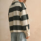 Aisha Long Sleeve Wide Panel Knitted Sweatshirt Clothing Pretty Garbage 