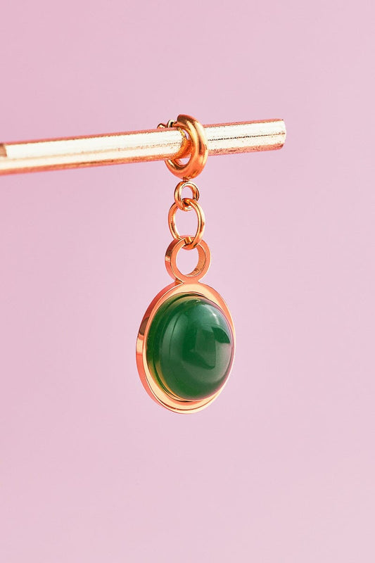 Akik Charm With Spring Clip Mure + Grand 