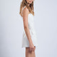 Alaia Smocked Back with Front Pockets Mini Dress Clothing Sky to Moon 