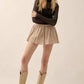 Alenya Striped Lace Mock-Neck Bodysuit Clothing Promesa 