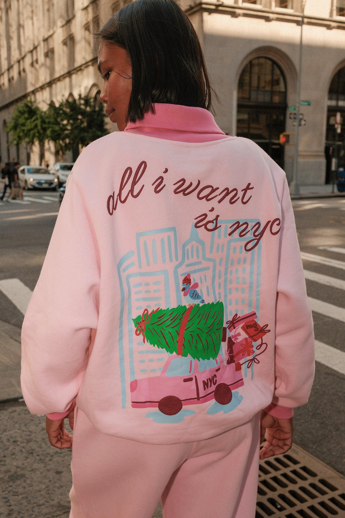 All I Want is NYC Rollneck SweatshirtMure + Grand