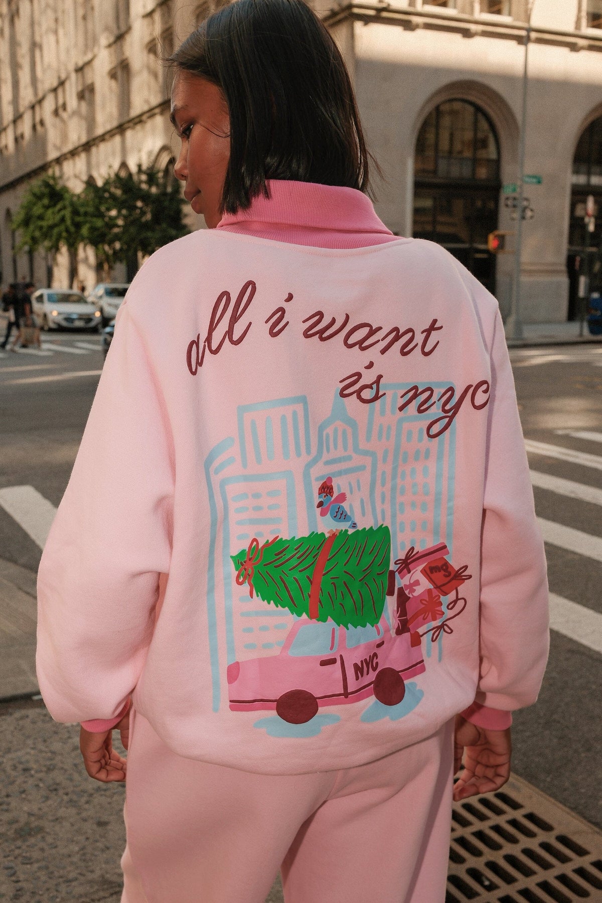 All I Want is NYC Rollneck SweatshirtMure + Grand