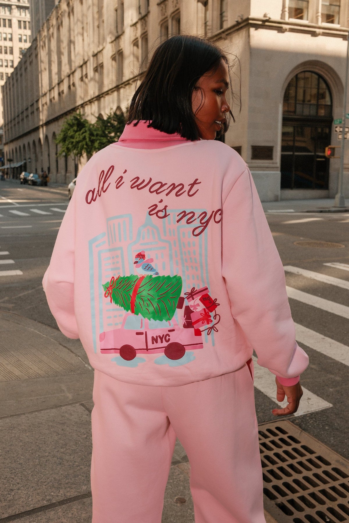 All I Want is NYC Rollneck SweatshirtMure + Grand