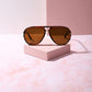Always Out East Oversized Frame Sunnies Sunglasses mure + grand Tortoise/Brown 