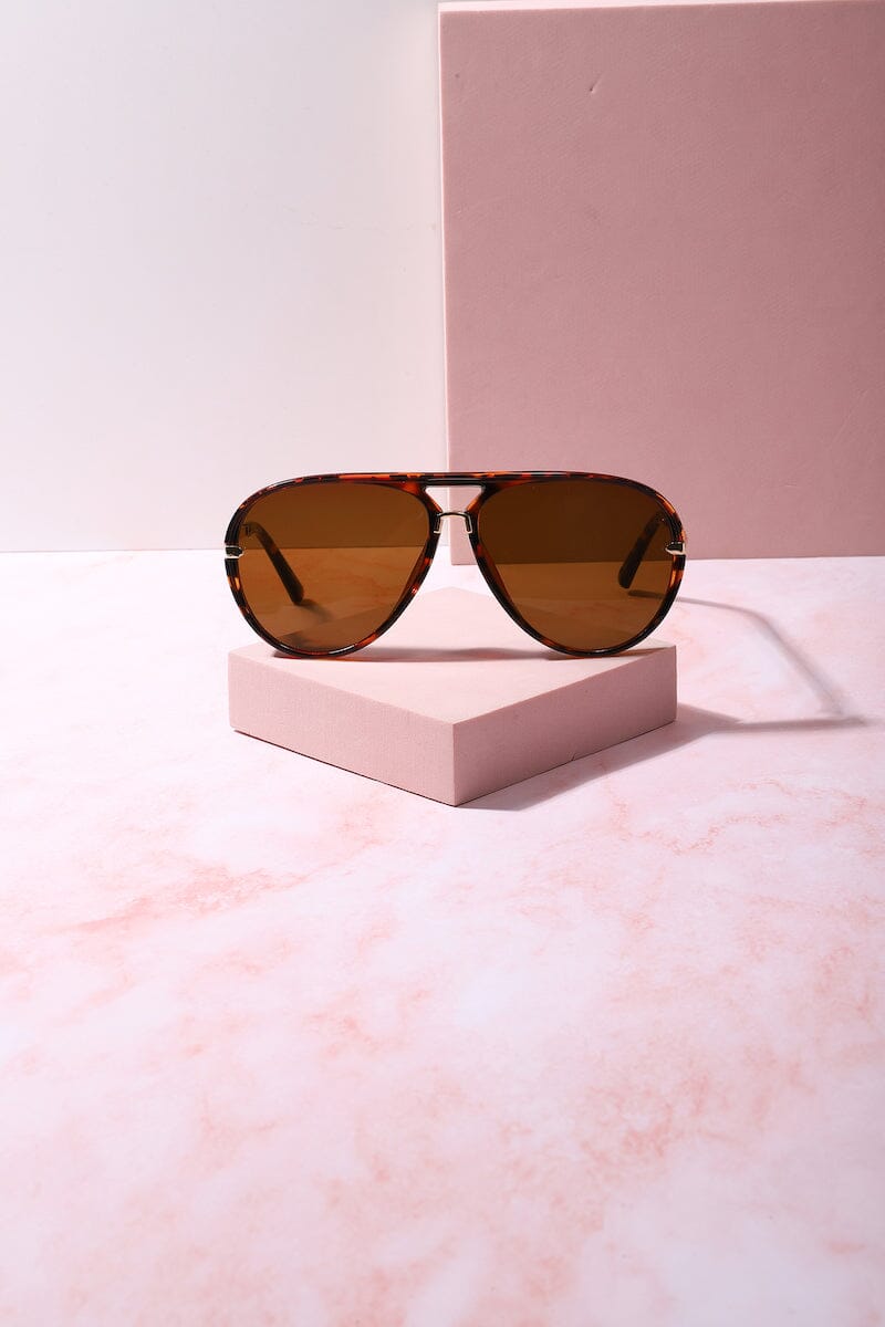 Always Out East Oversized Frame Sunnies Sunglasses mure + grand Tortoise/Brown 