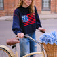 Americana Knit Pullover Sweater Sweater mure + grand 
