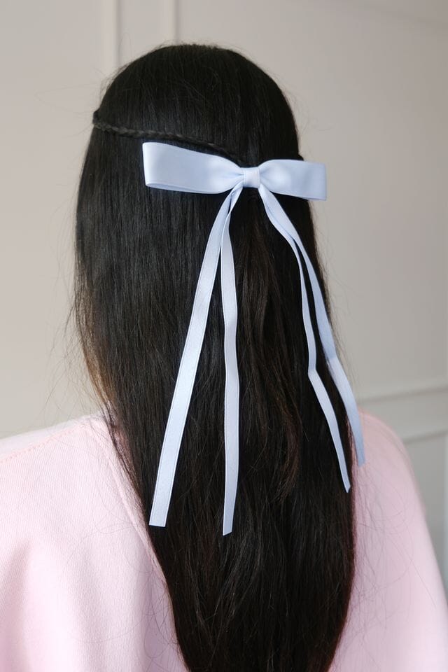 Angelina Bow Hair Clip Hair Accessory mure + grand Blue 