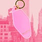 Anything Is Possible With a Little Bit of Pink Motel Keychain Keychain mure + grand 