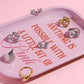 Anything Is Possible with a Little Pink Rolling Tray Rolling Trays Mure + Grand 