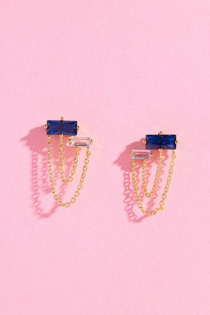 Aphrodite Sterling Silver Chain Link Earrings