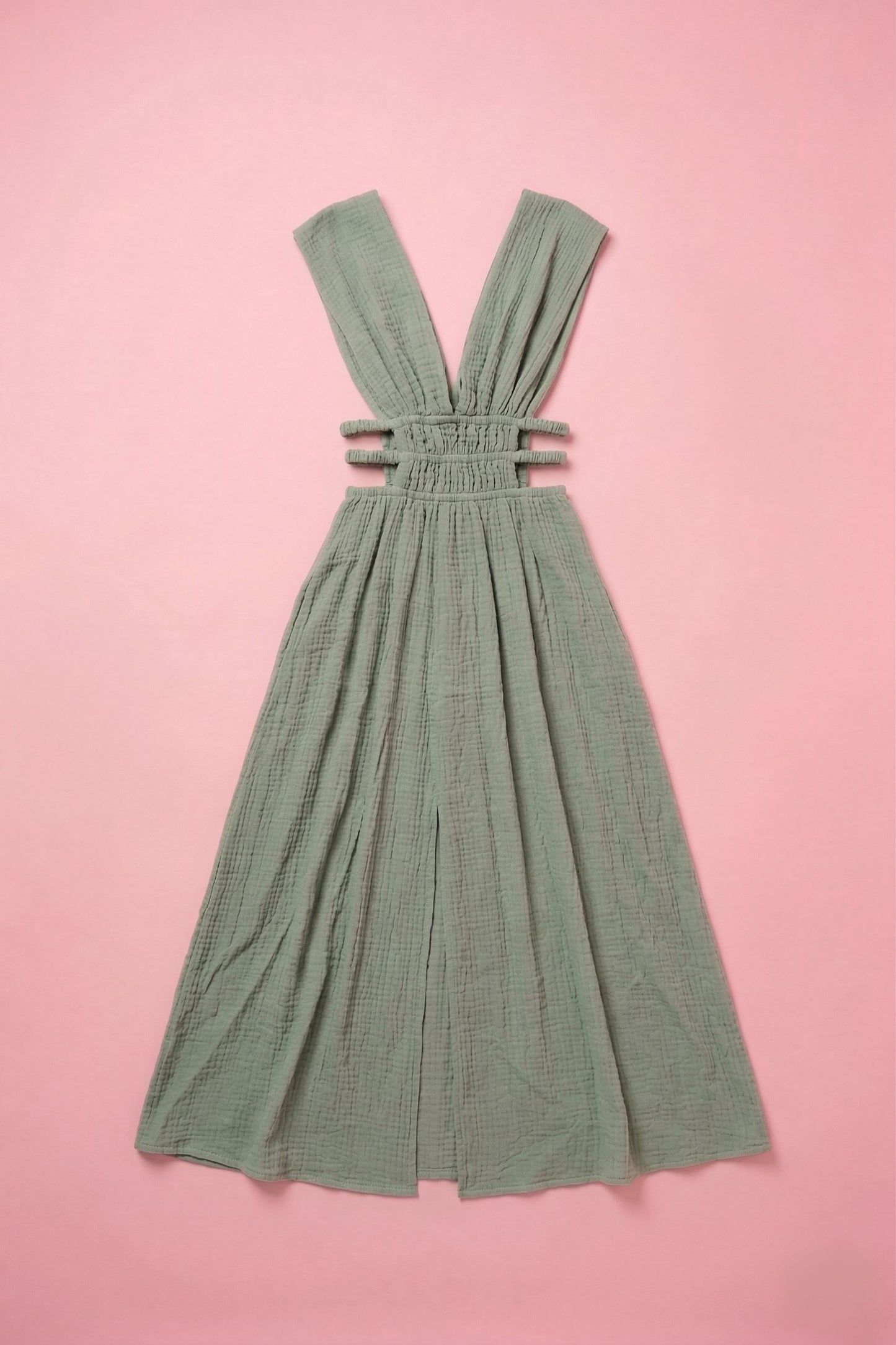Athena Side Cut Out Maxi Dress Clothing Mure + Grand Mint One size 