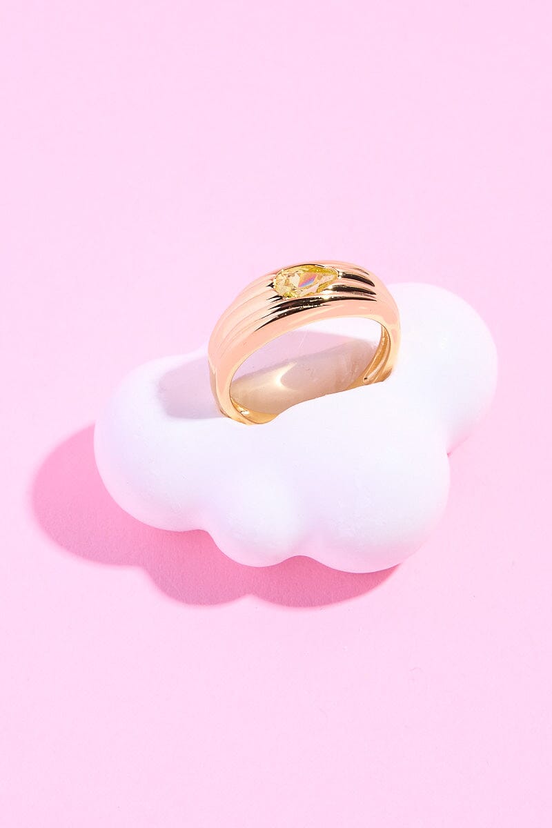Augusta Wave Sterling Silver RingMure + Grand