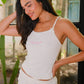 Baby Diva Embroidery Pointelle Tank Top and Short Set Clothing mure + grand 
