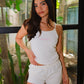 Baby Diva Embroidery Pointelle Tank Top and Short Set Clothing mure + grand 
