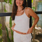 Baby Diva Embroidery Pointelle Tank Top and Short Set Clothing mure + grand 