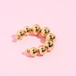 Ball Chain Ear Cuff Earring mure + grand Gold 