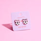 Baller Enamel Charm Stud Earrings Earrings mure + grand 