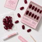 Berry Maroon Press-On Nails Nail Glamnetic 