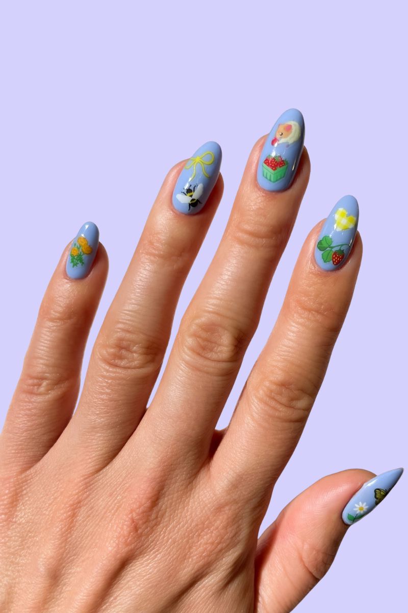 Berry Patch Nail Art Stickers Nail Deco Beauty 