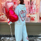 Best Friends Cafe Crop Graphic Hoodie Hoodie mure + grand 