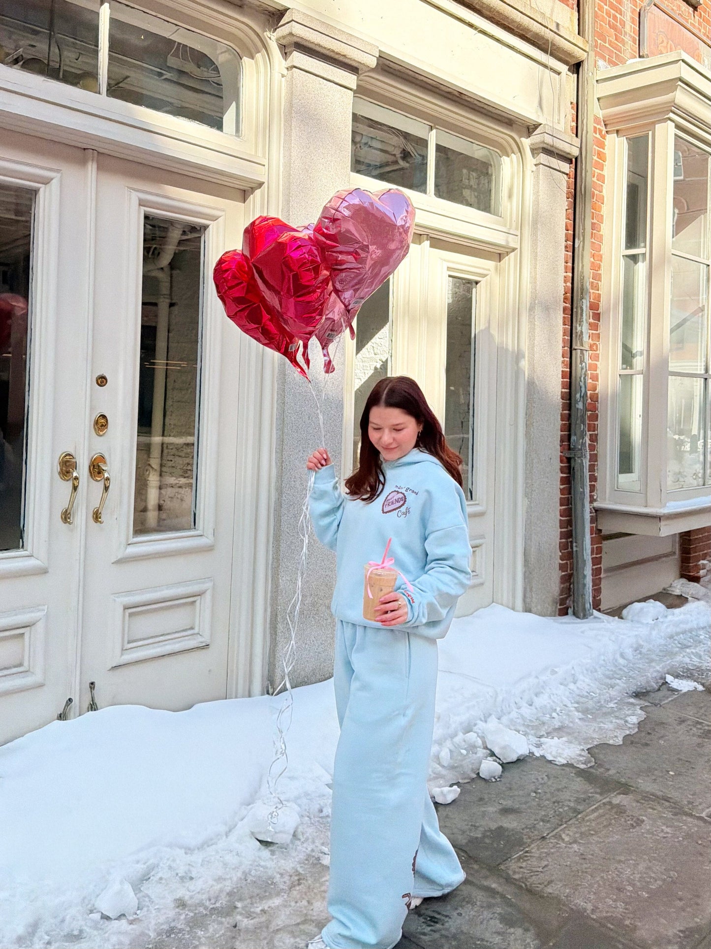 Best Friends Cafe Wide Leg Sweatpants Clothing mure + grand 
