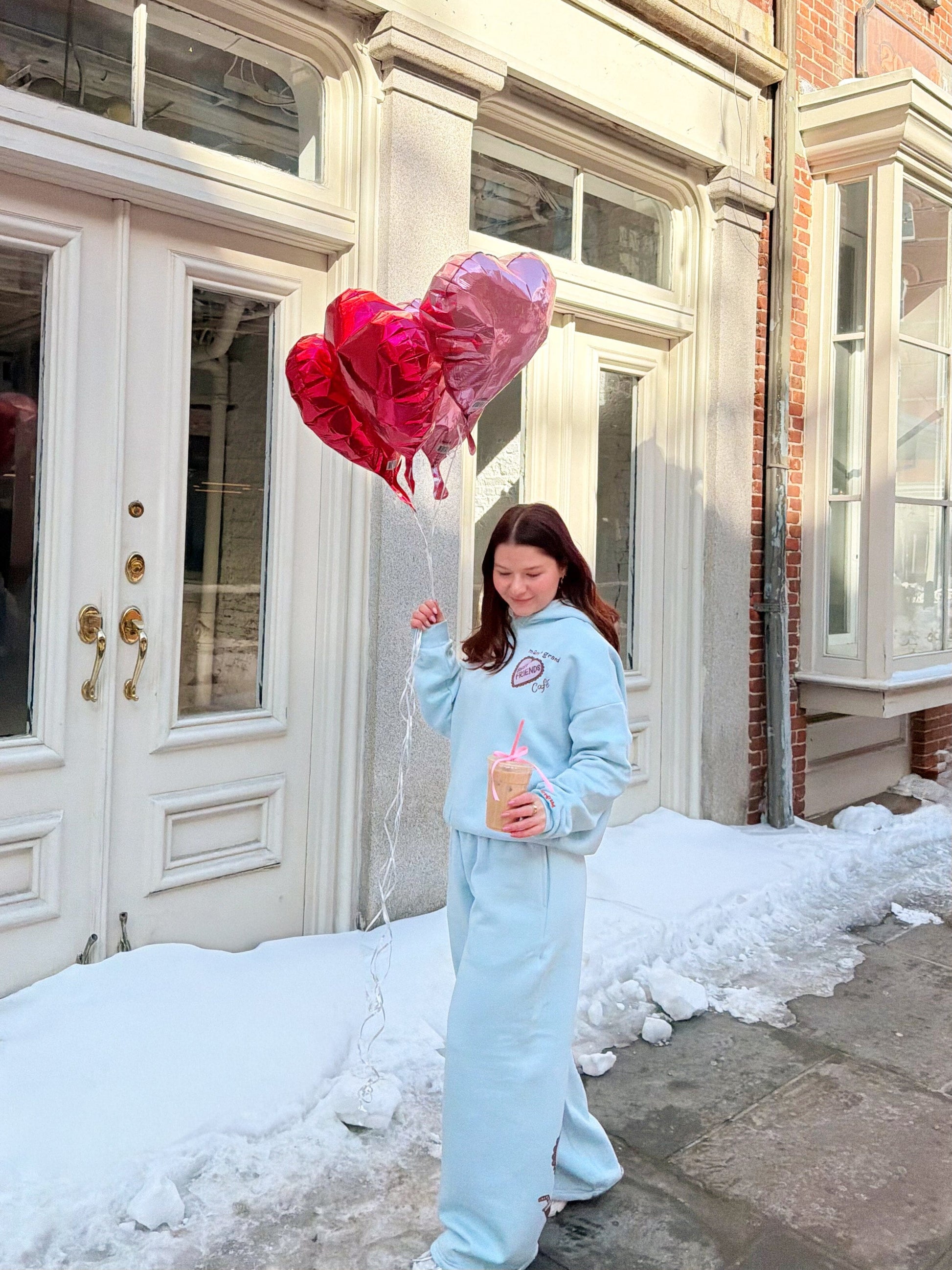 Best Friends Cafe Wide Leg Sweatpants Clothing mure + grand 