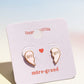 BFF Enamel Charm Stud Earrings Earrings mure + grand 