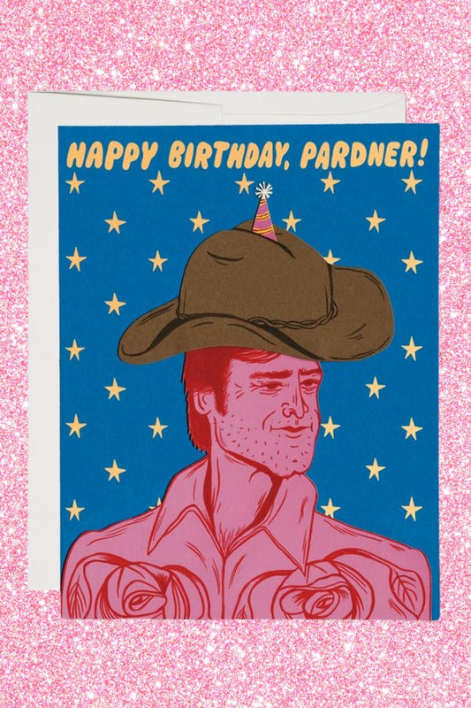 Birthday Pardner Greeting Card Greeting & Note Cards Red Cap Cards 