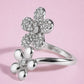 Blooming All Around Stacking Ring Rings mure + grand Silver 6 