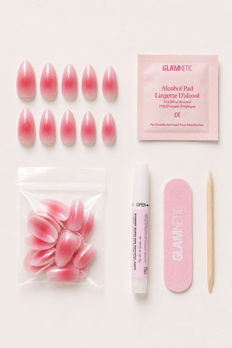 Blushing Aura Press-On Nails Nail Glamnetic 