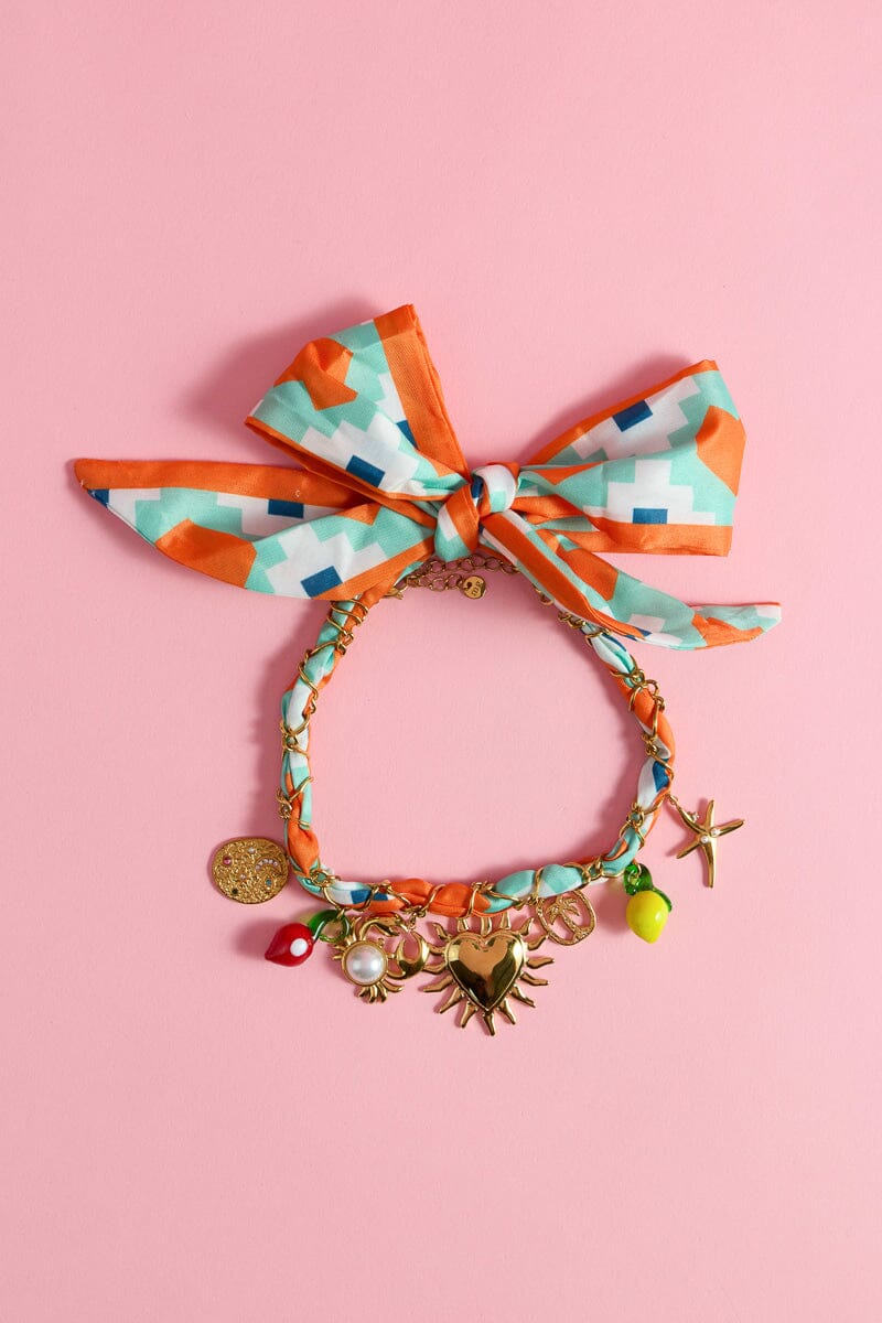 Bohemian Beach Foulard Necklace Necklaces mure + grand 