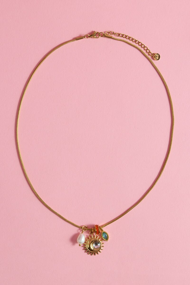 Boho-Chic Charm Necklace Necklaces mure + grand 
