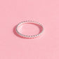 Bond with Heart Sterling Silver Ring Ring mure + grand Silver 6 